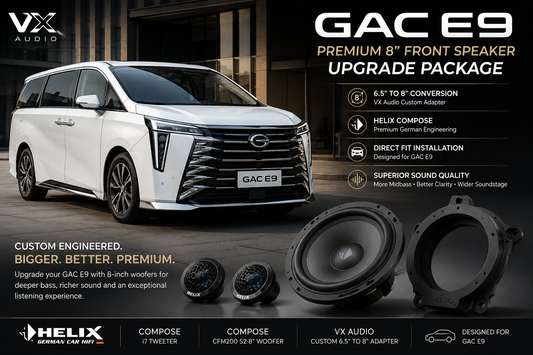 GAC E9 Premium 8" Front Speaker Upgrade Package