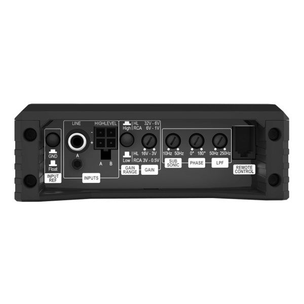 HELIX AMPLIFY 201 X-OVER - Very compact 1-channel subwoofer amplifier with crossover and 1 Ohm stability