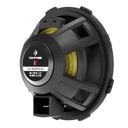 HELIX Ci5 M80FM-S3 - 80 mm / 3.15 inch advanced midrange with 3 Ω impedance, FlexMount80 technology and unique silicon coated paper cone