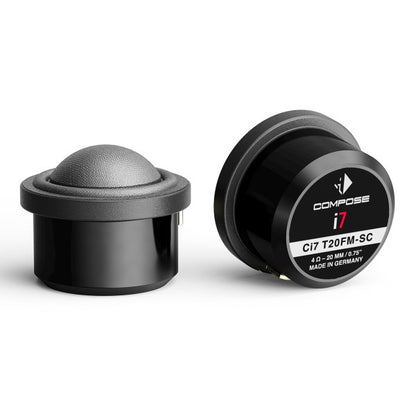 HELIX Ci7 T20FM-SC - 0.75 inch / 20 mm high-end silk dome tweeter with coupling volume, FlexMount20 technology and neodymium magnet