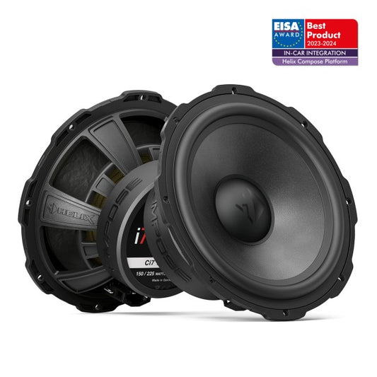 HELIX Ci7 W165FM-S3 - 6.5 inch / 165 mm high-end midbass with 3 Ω impedance, FlexMount165 technology and novel UHD paper cone