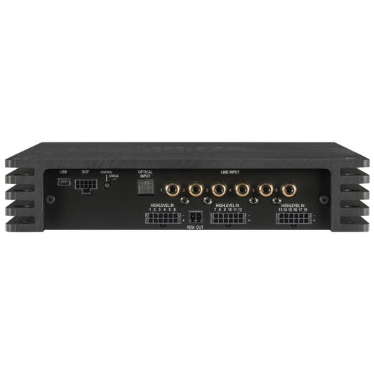 HELIX V EIGHTEEN DSP - 18-channel amplifier with 20-channel DSP, 18-channel highlevel input & ACO platform