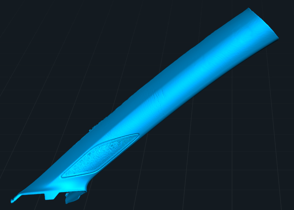 VW Golf 2019 A Pillar 3d Scanned