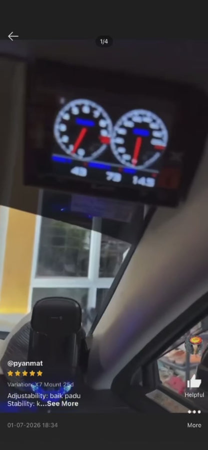 VX Audio LUFI XS / X7 Slim Mount | Factory-Style Dashboard Mount